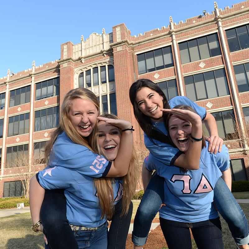 Four sorority sisters